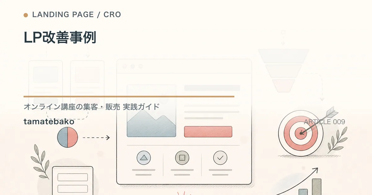 LP改善事例を解説するtamatebakoブログのサムネイル