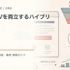 SEOとCVを両立するハイブリッドLPを解説するtamatebakoブログのサムネイル